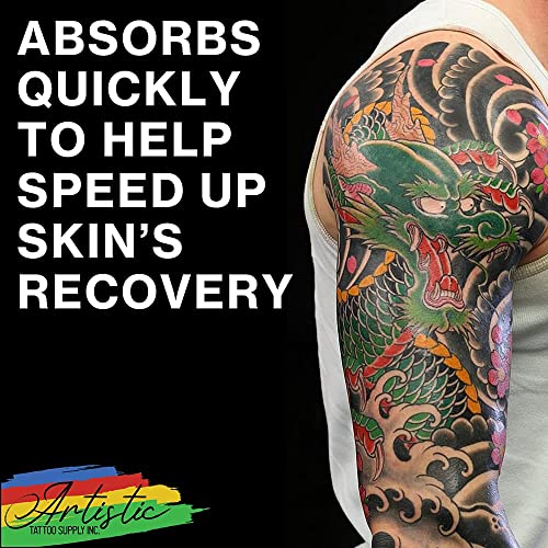 Balm Tattoo Dragon's Blood - Manteca vegana hidratante para durante y después de tatuarse, estrecha los poros para evitar que los colores se desvanezcan