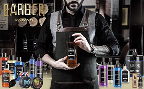 BARBER MARMARA No.2 Eau de Cologne Pump-Spray Men (3x 250 ml) After Shave Hombres - Agua perfumada - Refresca los refrescos - Fragancia masculina - Alcohol desinfectante 70 ° - Fragancia de barbería