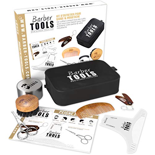 ✮ BARBER TOOLS ✮ Kit/Set/Estuche de arreglo y cuidado de la barba