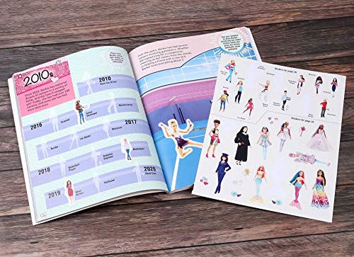 Barbie Super Sticker Book: Barbie Through the Decades (1001 Stickers)