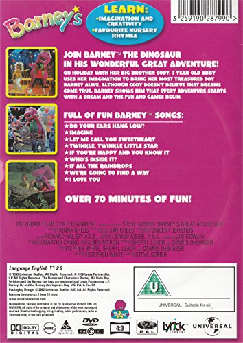 Barney's Great Adventure [Reino Unido] [DVD]