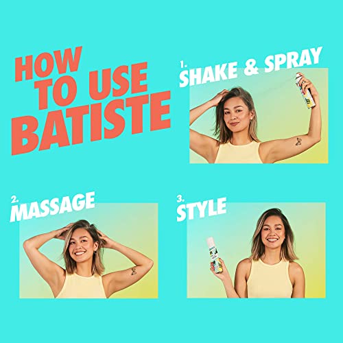 Batiste Cherry Dry Shampoo Champú, Fresh, 200 Mililitros