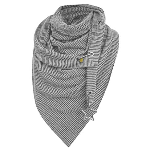 BAULMD Mujeres Bufanda,Moda Pañuelos,de de Punto Bufanda,Ooño Invierno Bufanda,material liviano,fulares Gorro Shawls Caliente Moda Cuello Alto Bufanda, textura suave Pasamontanascon (E)