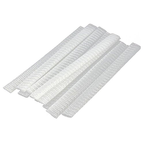 Bayda 20 PCS CosméTica Maquillaje Pinceles Protectores Malla Protectores Cubierta Funda Red Blanca