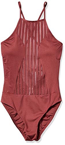 BCBGMAXAZRIA - Bañador de una pieza con cuello alto para mujer - - 38