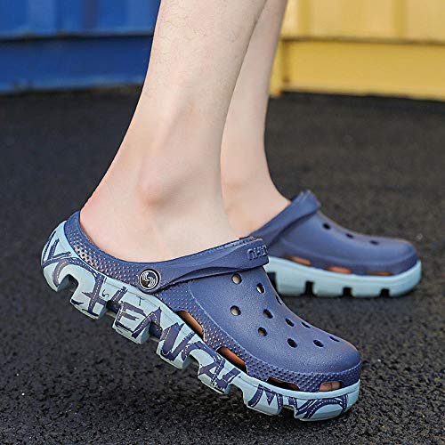 BDBD Chanclas clásicas,Espesor de la Cueva, Aumento de Deslizamiento, Sandalias, par de Zapatillas Frescas de Playa-marrón_38,Sandalias de Dedo del pie