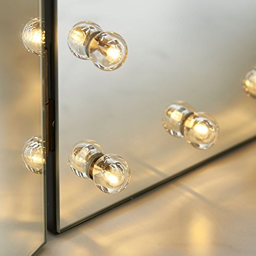 Beautify Espejo con Luz LED para Tocador Vanidad Tríptico Ajustable Estilo Hollywood de