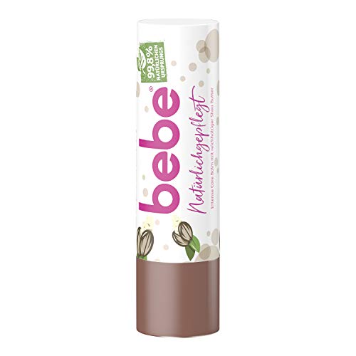 Bebe Bálsamo de cuidado natural Intense Care Bálsamo labial, 4,9 g