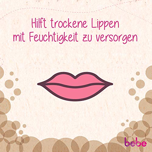 Bebe Bálsamo de cuidado natural Intense Care Bálsamo labial, 4,9 g