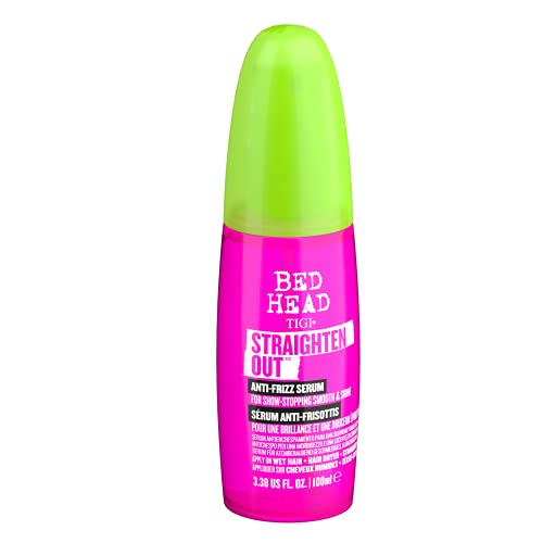 BED HEAD by TIGI Straighten Out, Sérum antiencrespamiento para un pelo liso y brillante, 100 ml