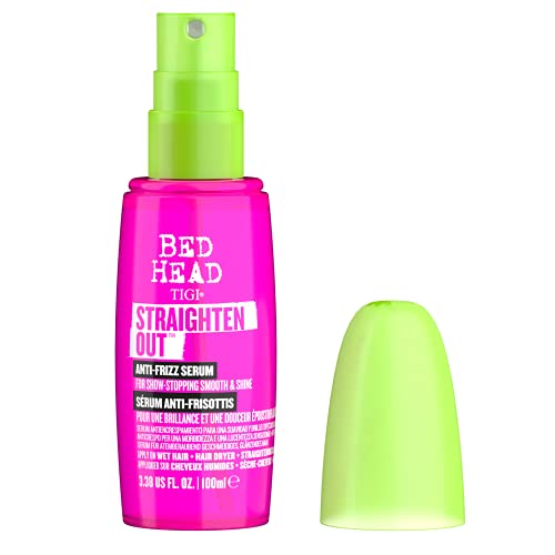 BED HEAD by TIGI Straighten Out, Sérum antiencrespamiento para un pelo liso y brillante, 100 ml