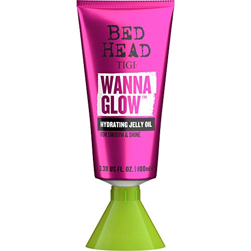 BED HEAD by TIGI - Wanna Glow, Aceite en gelatina hidratante para pelo liso y brillante, 100 ml