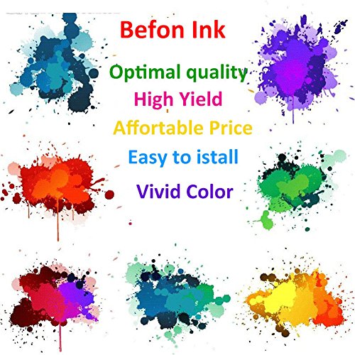 Befon Cartuchos de tinta Epson 33 33XL de alta capacidad compatibles con impresoras Epson Expression Premium XP-640 XP-530 XP-830 XP-635 XP-900 XP-630 XP-540 XP-645 (3 negras)