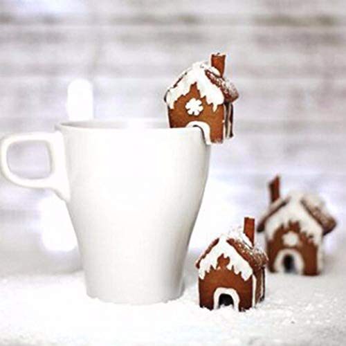 Beito Serie De Navidad 3pcs Acero Inoxidable De DIY 3D Cortador De La Galleta del Pan De Jengibre Casa De La Galleta del Molde Pasta De Azúcar Que Adorna Las Herramientas