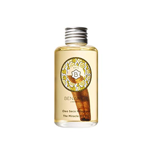 Benamôr - Aceite Seco Milagroso Nata - 99% Ingredientes Naturales - Con Aceite de Argán, Girasol y Almendras Dulces - Cara, Cuerpo, Cabello - Perfume Gourmet - Botella 100ml