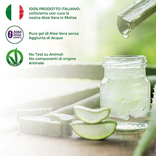 Benessence - Jugo y pulpa de Aloe Vera para beber, sin pasteurizar y sin filtrar - 1L