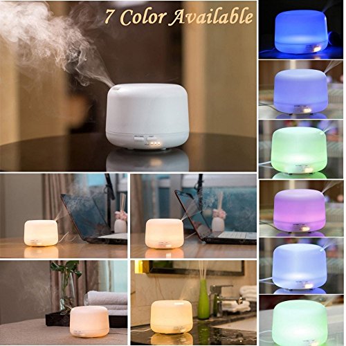 Benice - Difusor de Aromas - Humidificador de fragancia - Lámpara de iluminación cálida - Capacidad 300 ml - Difusor de aromas eléctrico - Modelo n. A770