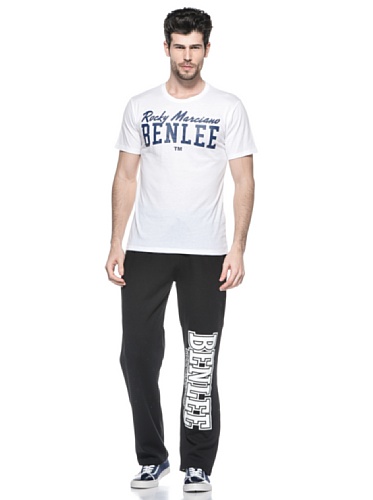 BenLee Rocky Marciano Promo Shortsleeve Logo Camisa, Hombre, Blanco, L