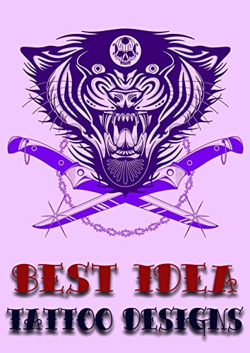BEST IDEA TATTOO DESIGNS: 2600 Pages Outline Flash Art For Apprentices, Student, Women, Men, Artists, and Designers. Such As Ladies, Snake, Dragon, Bird, ... Mandala, Mask, and More (English Edition)