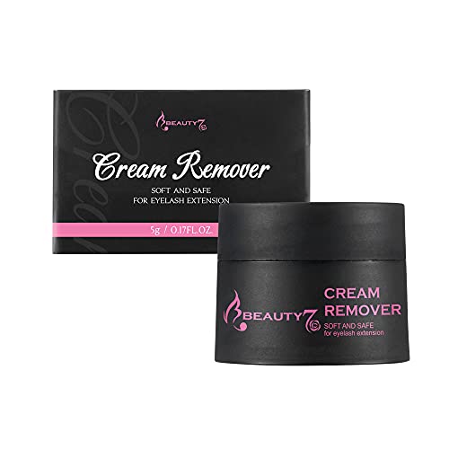 Beuaty7 Crema Removedor para Extensiones de Pestañas Postizas Pelo a Pelo Adhesivas Profesional 5g