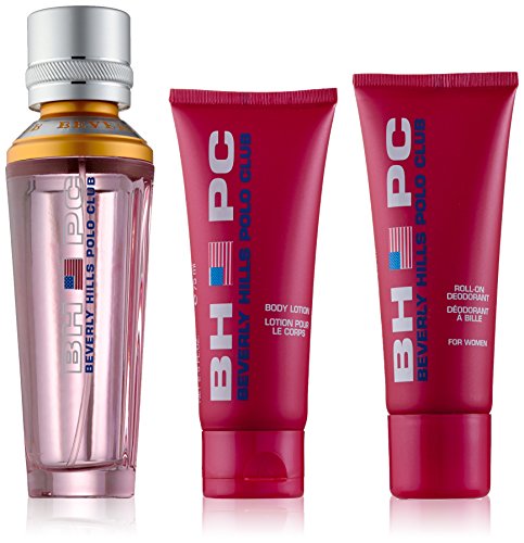 Beverly Hills Polo Club Sport 100ml Eau de Toilette 75 ml Body Lotion 75ml Desodorante roll on Set de regalo para usted, 1er Pack (1 x 250 ml)