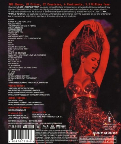 Beyoncé - I AM... World Tour [Reino Unido] [Blu-ray]
