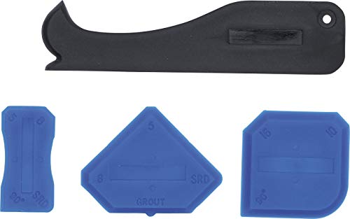 BGS Do it yourself 85205, Juego de alisadores de silicona, 4 piezas, Multicolor
