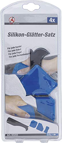 BGS Do it yourself 85205, Juego de alisadores de silicona, 4 piezas, Multicolor