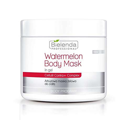 Bielenda - Máscara corporal de sandía profesional en gel - Arbuzowa Maska Zelowa do Ciala 600 g SET con champú para el cabello STAPIZ 15 ml o máscara 10 ml