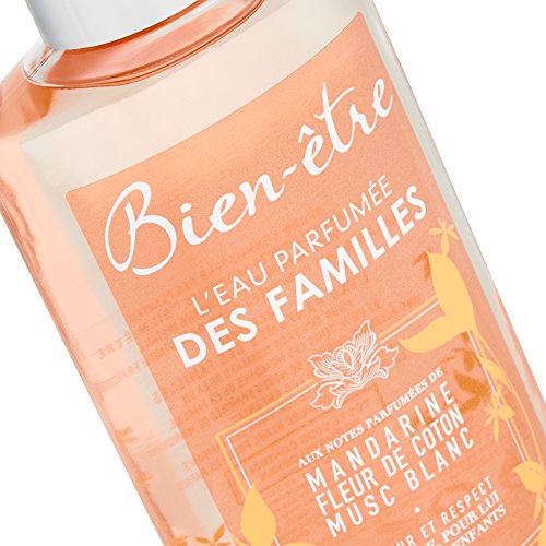Bien-être - Eau Parfumée Des Familles Aux Notes Parfumées De Mandarine/Fleur De Coton Musc Blanc - 250 ml