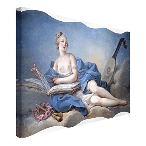 Bilderwelten Cuadro en Lienzo - Jean Honoré Fragonard - Personification of Music - Apaisado 2:3, Cuadros Cuadro Lienzo Cuadro sobre Lienzo Cuadro Moderno Cuadro Decoracion, Tamaño: 100 x 150cm