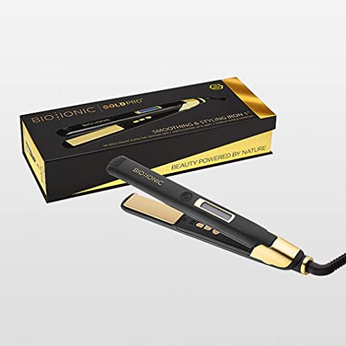 Bio Ionic Gold Pro Flat Smoothing and Styling Iron 1" - Plancha profesional 24K GOLD CERAMIC