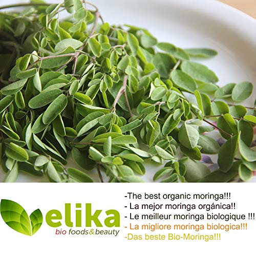 BIO Moringa Oleifera Elikafoods® ORGÁNICA. 240 comprimidos 500 mg. Superfood natural: Vitaminas, proteínas, minerales, antioxidantes. Energizante natural. Vegana, sin gluten y libre de aditivos.