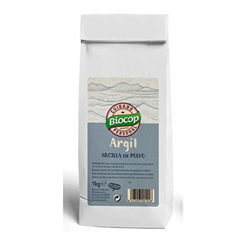 BIOCOP Arcilla Blanca Argil 1 KG, Negro