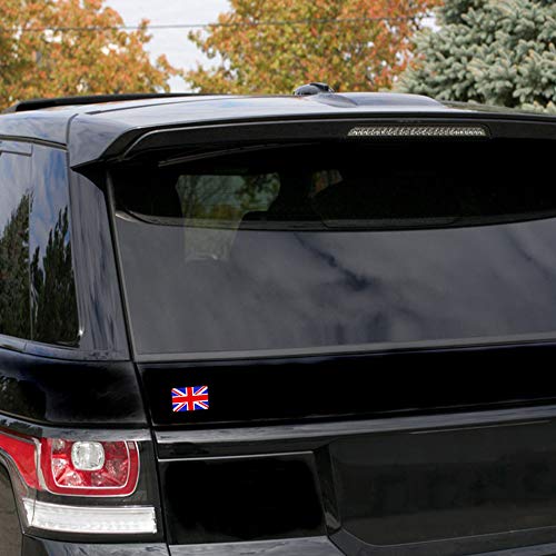Biomar Labs® 10pcs Pegatina Reino Unido Britanica UK Inglesa Flag Bretaña Bandera Vinilo Adhesivo Coches Cascos Motos Ciclomotores Bicicletas Ordenador Portátil D 24