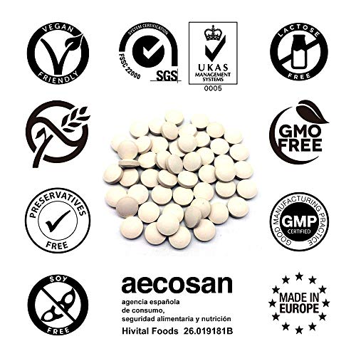 Biotina 10.000 mcg (Vitamina B7) | 365 comprimidos (Suministro anual) | Estimula el crecimiento del cabello, ayuda a mantener la piel y las uñas sanas, y activa el metabolismo | Apto para Veganos.