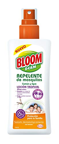 BLOOM repelente de mosquitos tropical spray 100 ml