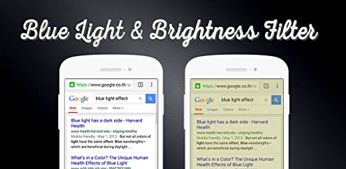 Blue Light and Brightness Filter