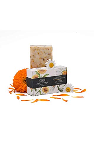 Boí Thermal Natural Moisturizing Soap. Jabón Hidratante Natural. Con Caléndula Y Manzanilla. Cosmética Natural Y Vegana. Apto Para Pieles Sensibles. Hipoalergénico. Pastilla 100 gr.