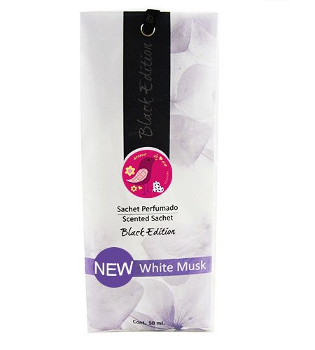 BOLES D'OLOR Black Edition - Saquito perfumado con Aroma a almizcle Blanco