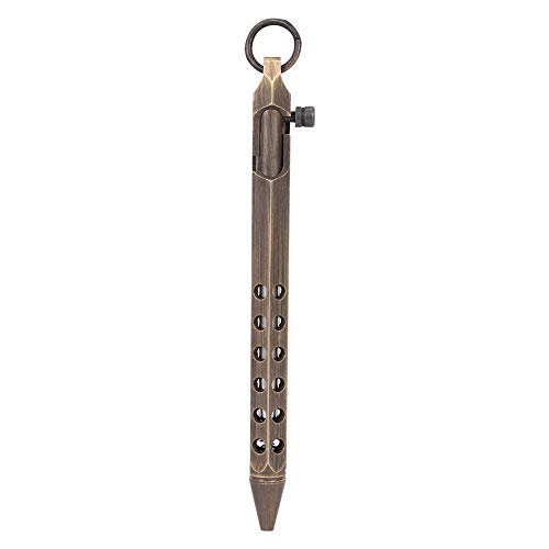 Bolígrafo de firma de bronce, estilo retro Bolígrafo antideslizante Plumas delicadas portátiles de estilo vintage Bolígrafos ejecutivos para la firma y la colección de negocios