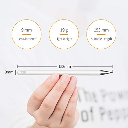 Bolígrafos Stylus para pantallas táctiles, punta de disco de alta sensibilidad con lápiz capacitivo universal para y otras pantallas táctiles