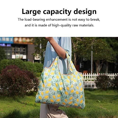 Bolsa Compra Plegable,reutilizable Bolsa de Compras Lavable, para Shopping