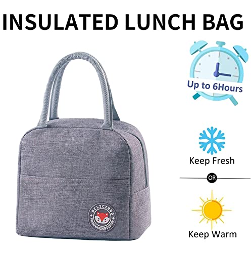 Bolsa Termica Porta Alimentos Bolsa Porta Alimentos PortáTil Bolsa Comida Trabajo Bolsa Almuerzo Bolsa Isotermica Lunch Bag