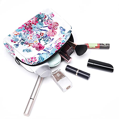 Bolso de Cosméticos Hojas de eucalipto Verde Neceser portátil para Mujer