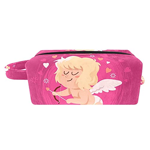 Bolso de Cosméticos Neceser de Viaje para Mujer y Niñas Organizador de Bolso Cosmético Accesorios de Viaje Estuche de Maquillaje Ángel, Caricatura
