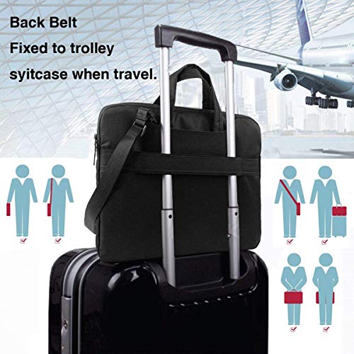 Bolso para computadora portátil, Tableta, Vaina de Cacao étnica, Bandolera para computadora portátil, Bandolera para computadora, ultradelgada, Duradera para Negocios, Informal o Escolar