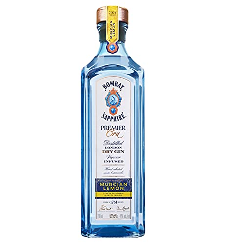 Bombay Sapphire Premier Cru, Murcian Lemon - Ginebra premium, 70cl