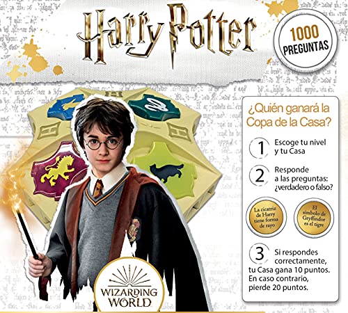 BORRAS - Harry Potter Quiz. Juego Interactivo de Preguntas para auténticos Potterheads. 8 años. 19189