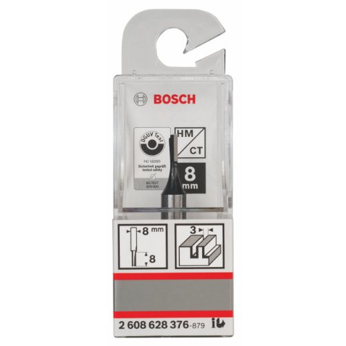 Bosch 2 608 628 376 - Fresas de ranurar - 8 mm, D1 3 mm, L 8 mm, G 51 mm (pack de 1)